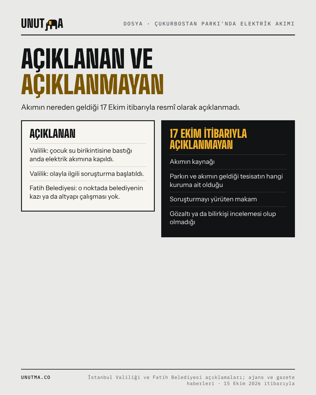 Açıklanan ve açıklanmayan